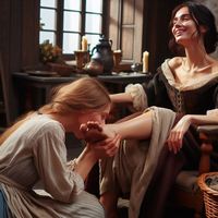 Kissing Lady’s dirty feet