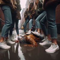 Beaten by bullies