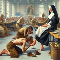 Kissing Sister Josephine’s feet